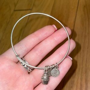 Alex and ani cupcake bracelet